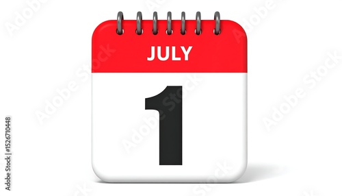 July 1st Calendar Date.