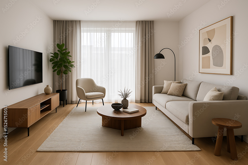 Fototapeta premium 3D House Illustration for Real Estate Business