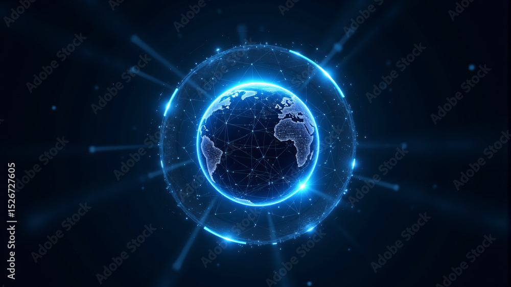 Obraz premium Global Digital Revolution