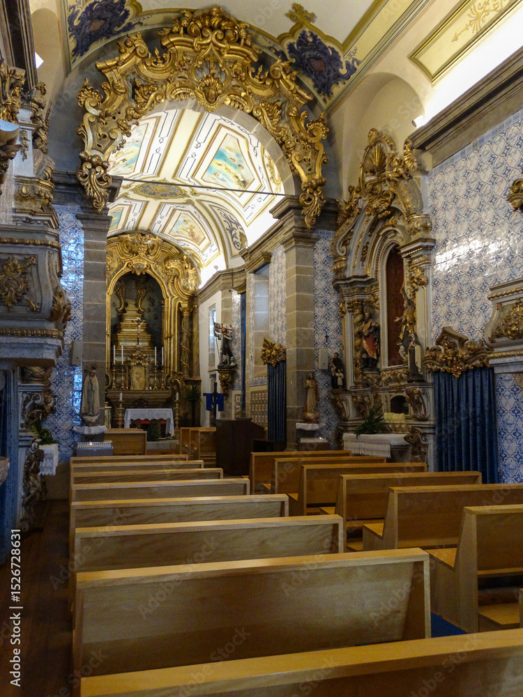 Fototapeta premium Visite du musée dos Biscainhos à Braga près de Porto, Portugal 