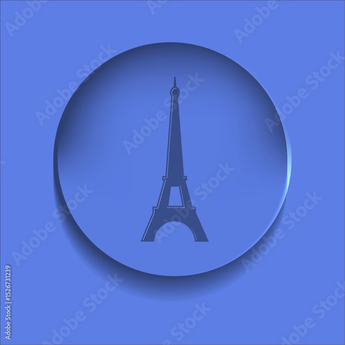 Eiffel Tower in a drop of water