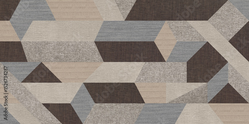 Composición repetitiva pensada para pisos modulares de cerámica, baldosa