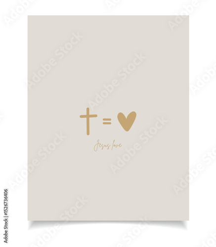  Christian Line Symbols Sketch Poster, Religion Hand Drawn Art, Bible Wall decor