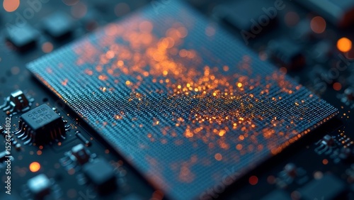 Technology diagram of chip heat dissipation device