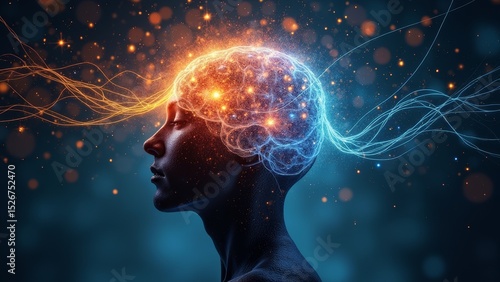 Schematic diagram of brain neuroscience technology