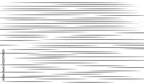 Comic strip horizontal motion lines. Anime comics book hero speed or fight action texture rays. Manga superhero cartoon explosions drawing background. Vector illustration.