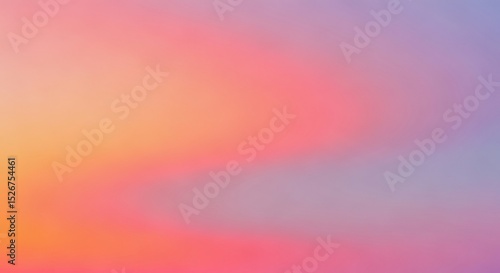 Abstract blurred background with soft pastel colors blending smoothly from orange to pink to purple.