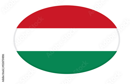 Free Download Hungary flag ellipse shaped. vector	 - GFXLoad