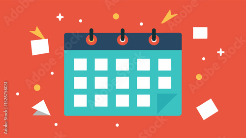 Inconsistent Schedules An erratic calendar with tered appointments highlights the challenges of maintaining a consistent routine for individuals with conditions like ADHD or. Vector illustration