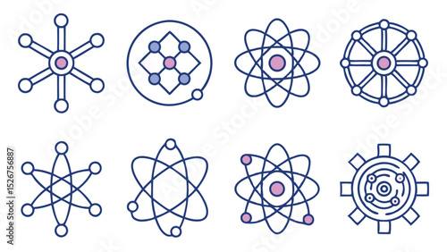 Consistent Style Vector Icons for Quantum Gate and Qubit Concepts  