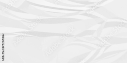 Abstract wrinkled creased crumple ragged parchment empty wrinkle cardboard blank ripped surface wrinkle old paper white crumple texture background.	