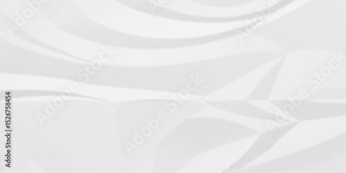 Abstract wrinkled creased crumple ragged parchment empty wrinkle cardboard blank ripped surface wrinkle old paper white crumple texture background.	