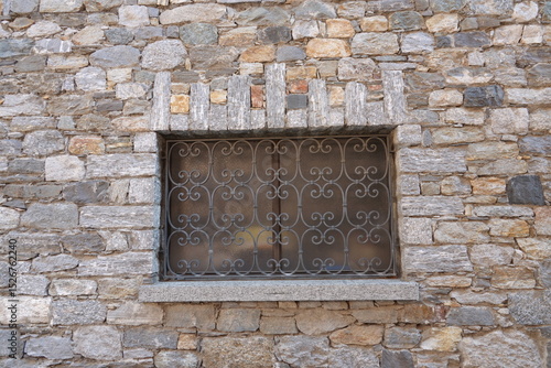 Wallpaper Mural old stone wall with window Torontodigital.ca