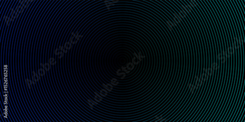 Dark Blue, Green vector template with abstract lines. A vague circumflex abstract illustration with gradient. A completely new template for your business design.