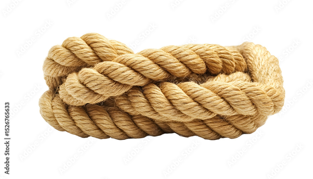 golden rope isolated on white background golden rope isolated on white background