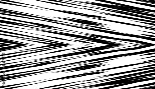 Black and white abstract and grunge pattern with sharp arrows shape for sporty background. Easily resized and recoloured at your discretion. Vector Format Illustration 