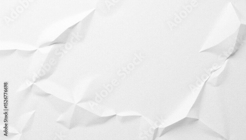 Deep creases, uneven surface, white paper texture, vintage texture, abstract, white