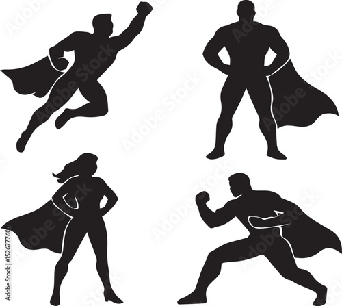 Dancing girls and diverse sport athlete vector silhouettes of people playing soccer, running, and karate in action