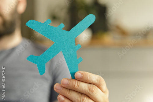 Close-up of a man holding a...