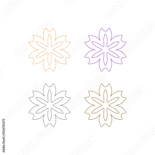Natural Mandala Ayurveda Resort Sign Symbol Logo
