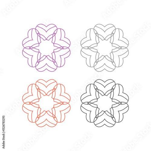 Natural Mandala Ayurveda Resort Sign Symbol Logo
