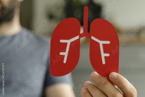 Stock photo of a person hol...