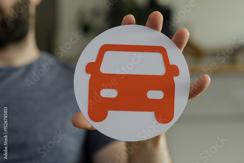 Image of a person holding a...