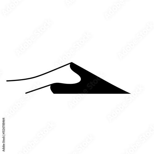 Sand Dune Minimalist Illustration 