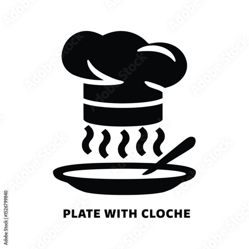 vector icons cooking food chef hat include a pizza slice, a sushi roll, spaghetti and meatballs, a curry bowl burger , fish 

