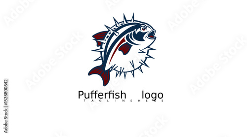 Wallpaper Mural Creative pufferfish logo vector illustration with ocean wildlife theme for eco-friendly seafood branding, cartoon marine visuals, tropical fish identity, and aquarium design templates.

 Torontodigital.ca