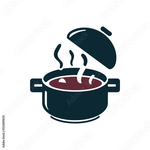 vector icons cooking food chef hat include a pizza slice, a sushi roll, spaghetti and meatballs, a curry bowl burger , fish 
