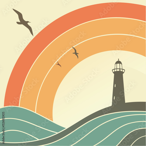 An abstract vector background featuring warm summer color gradients (yellows, oranges, reds) and subtle, stylized wave patterns. Perfect for modern summer designs.