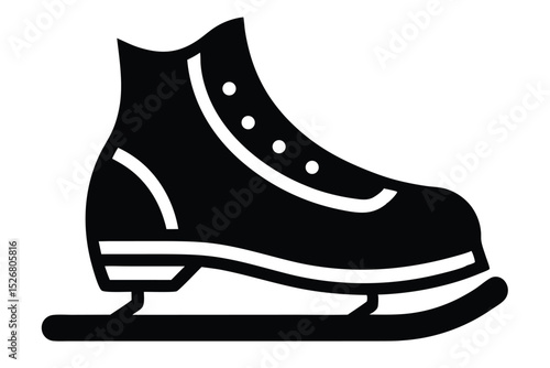 ice skates vector icon