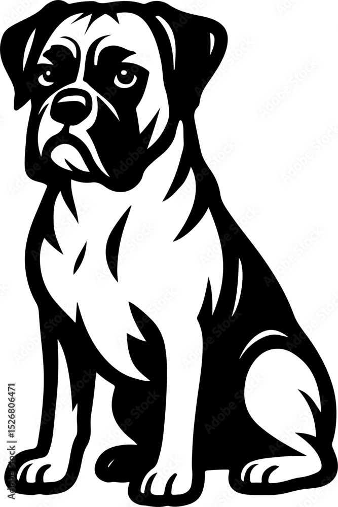Fototapeta premium Boxer.eps