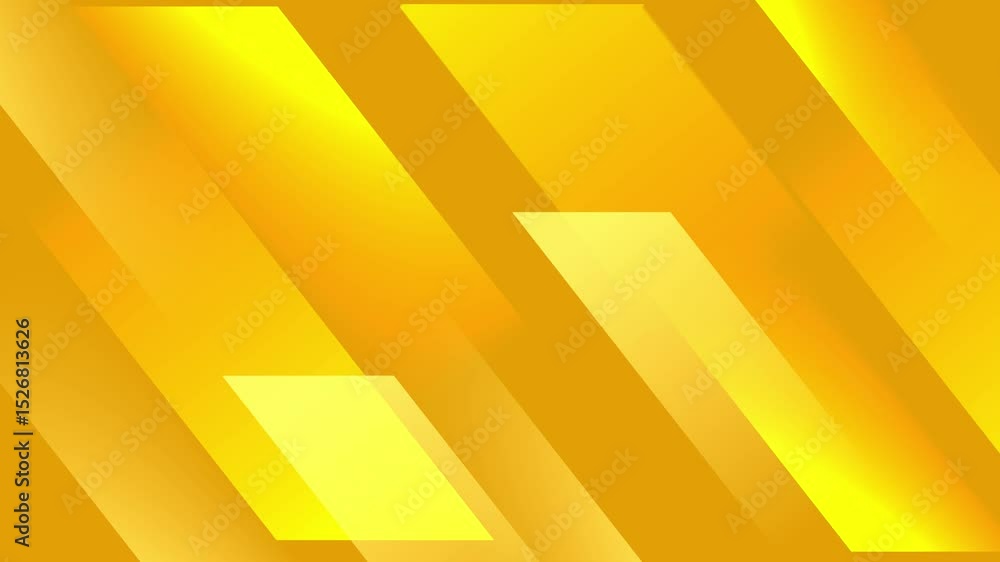 yellow geometric animation motion graphics video clip