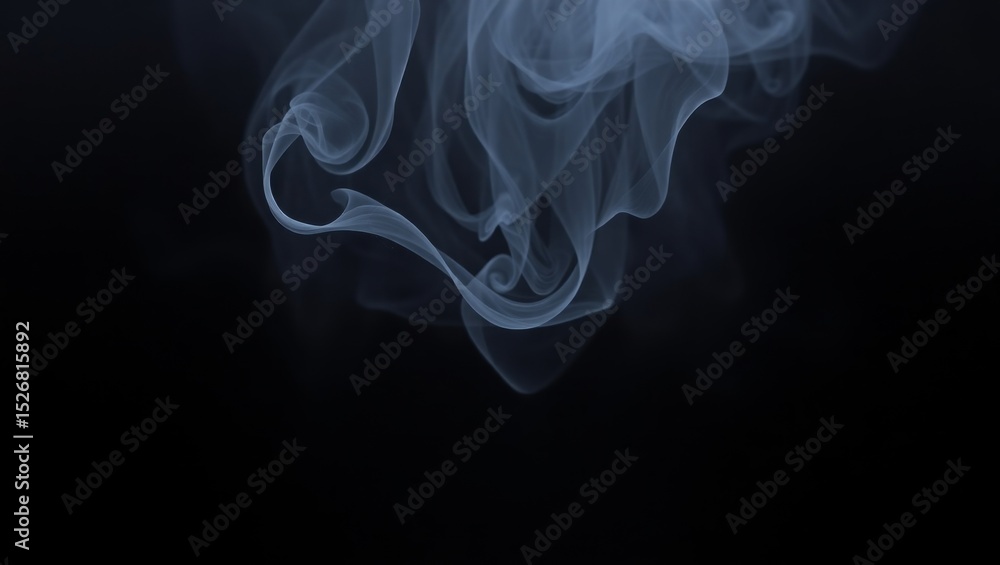 Fototapeta premium smoke on black background