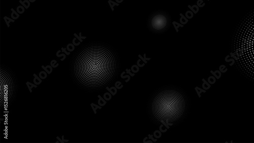 Abstract vector background dynamic white,grey dots,Vector illustration