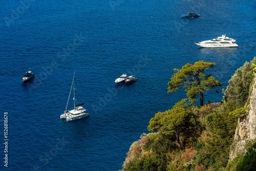 Wallpaper Mural Yachts in Capri's Blue Waters Torontodigital.ca