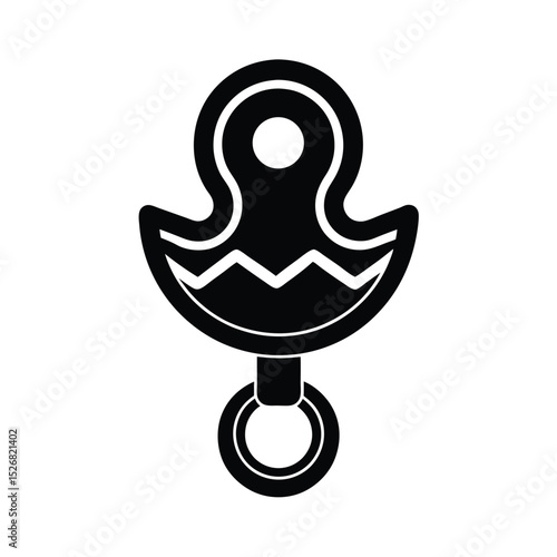 Outdoor Gear Hook Icon Vector Illustration