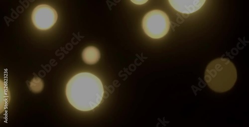 A seamless loop of abstract light particles moving gracefully through a dark, ethereal space. Soft, dreamy bokeh effect.
Ideal for background or overlay. 4K, slow motion, calming atmosphere.
