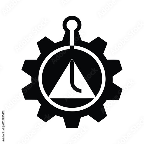 Tent Gear Hook Icon Vector Illustration