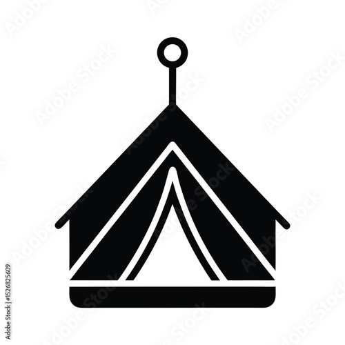 Tent Hanging Organizer Icon Vector Illustration
