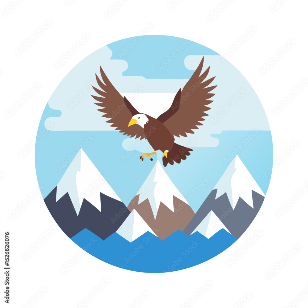 Obraz premium eagle in the sky