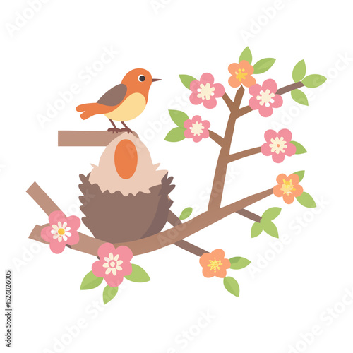 birds on branch