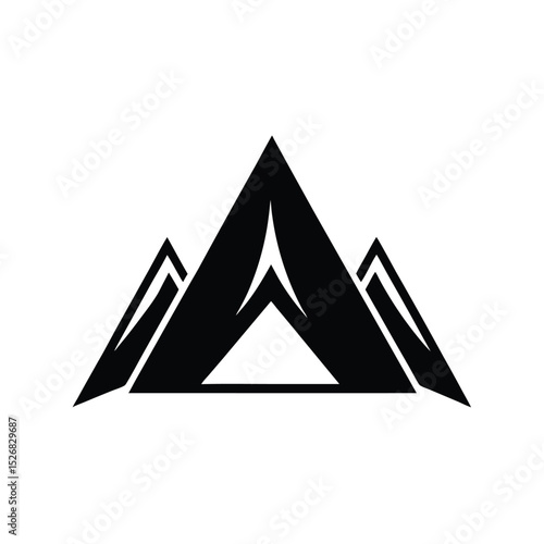 Mountain Tent Icon Vector Illustration