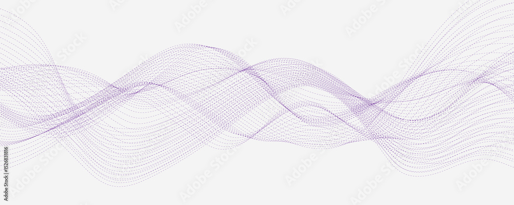 Fototapeta premium abstract purple wave background.