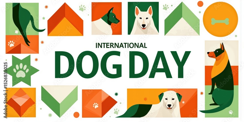 Fototapeta premium international dog day 