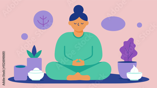 Clay and aromatherapy Mold and shape clay while being surrounded by calming soothing scents. This sensory art project promotes relaxation and mindfulness.. Vector illustration