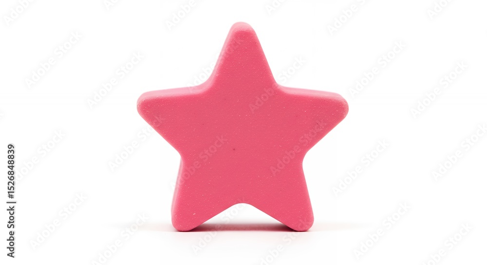 Obraz premium Pink star graphic design element