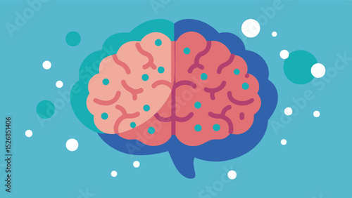 Visual of a brain affected by Parkinsons disease highlighting the degeneration of dopamineproducing cells in the substantia nigra.. Vector illustration